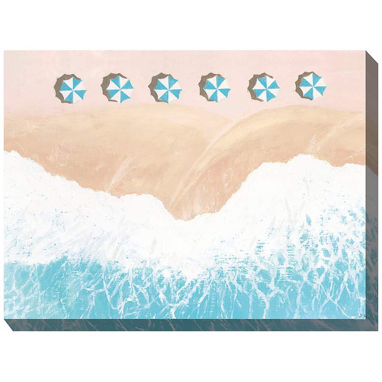 Image 2 Skyview 40" Wide All-Weather Outdoor Canvas Wall Art