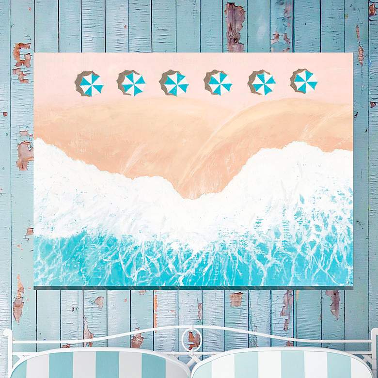 Image 1 Skyview 40" Wide All-Weather Outdoor Canvas Wall Art
