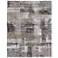 Skyview Abstract Indoor Gray Area Rug 39Q9F 5' x 7'-6"