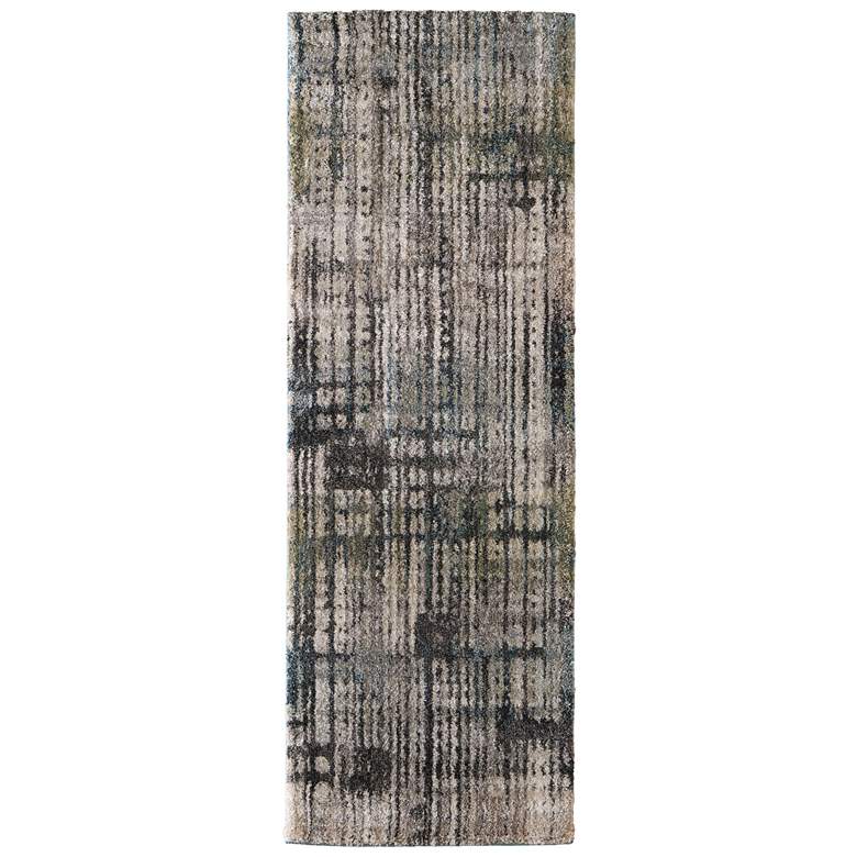 Image 1 Skyview Abstract Indoor Gray Area Rug 39QBF 2'-6" x 7'-3"