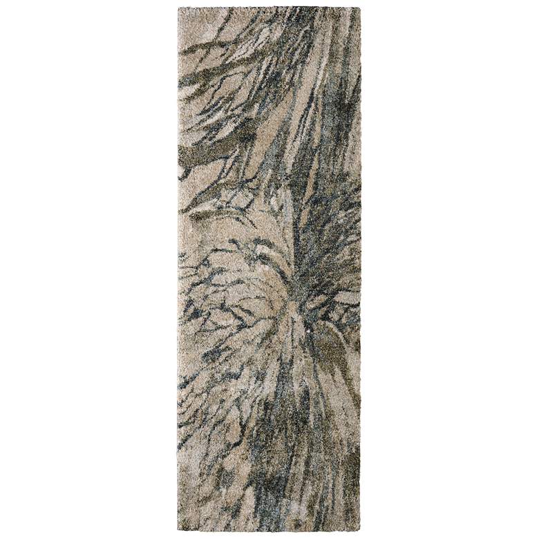 Image 1 Skyview Modern Abstract Soft Indoor Gray Area Rug 39Q8F