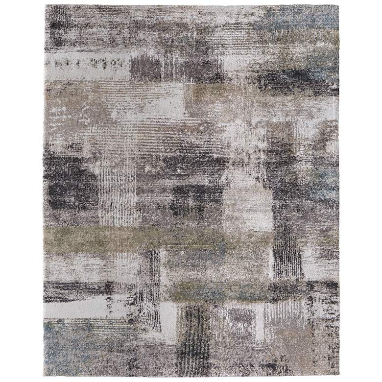 Image 1 Skyview Modern Abstract Soft Indoor Gray Area Rug 39Q9F