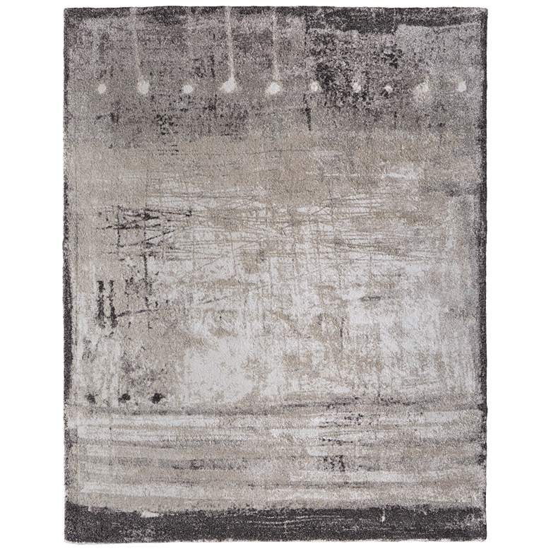 Image 1 Skyview Modern Abstract Soft Indoor Gray Area Rug 39QAF