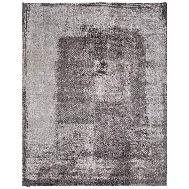 Image 1 Skyview Modern Abstract Soft Indoor Gray Area Rug 39QCF