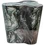 Slab 18" Wide Gray Blush Faux Marble Side Table