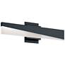 1_Slant 3" Wide Black LED Vanity Light