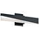 Slant 3" Wide Black LED Vanity Light