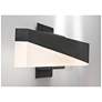 2_Slant 3" Wide Black LED Vanity Light more views