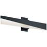 1_Slant 3" Wide Black LED Vanity Light
