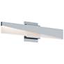 1_Slant 3" Wide Satin Nickel LED Vanity Light