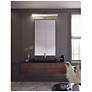 2_Slant 3" Wide Satin Nickel LED Vanity Light more views