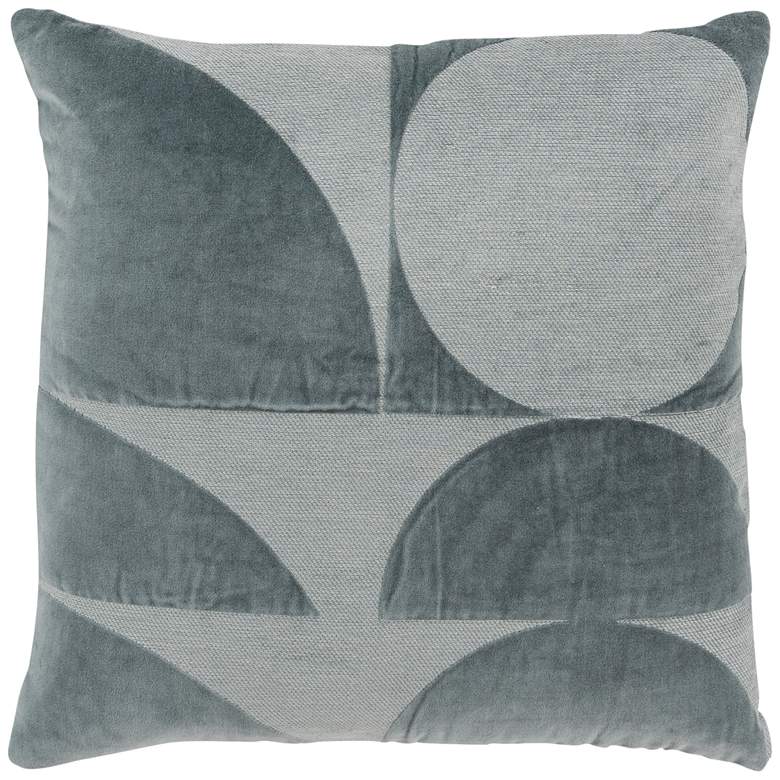 Image 1 Slate Geometric 20 inch x 20 inch Down Filled Throw Pillow