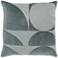 Slate Geometric 20" x 20" Poly Filled Throw Pillow