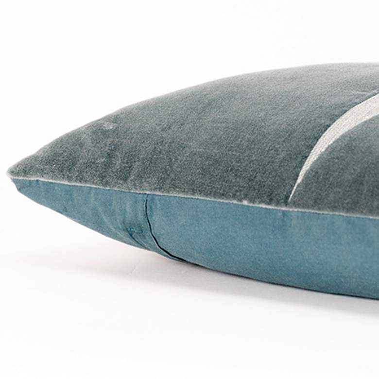 Image 4 Slate Geometric 20" x 20" Poly Filled Throw Pillow more views