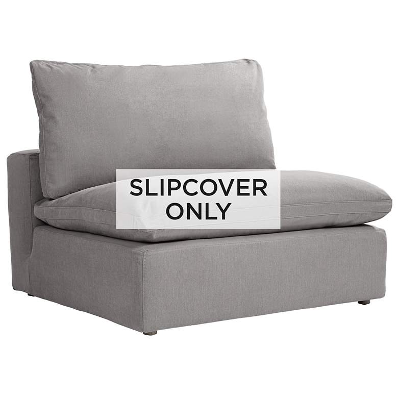 Image 1 Slate Gray Slipcover for Skye Peyton Armless Sectional Chairs