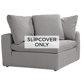 Image1 of Slate Gray Slipcover for Skye Peyton Corner Sectional Chairs