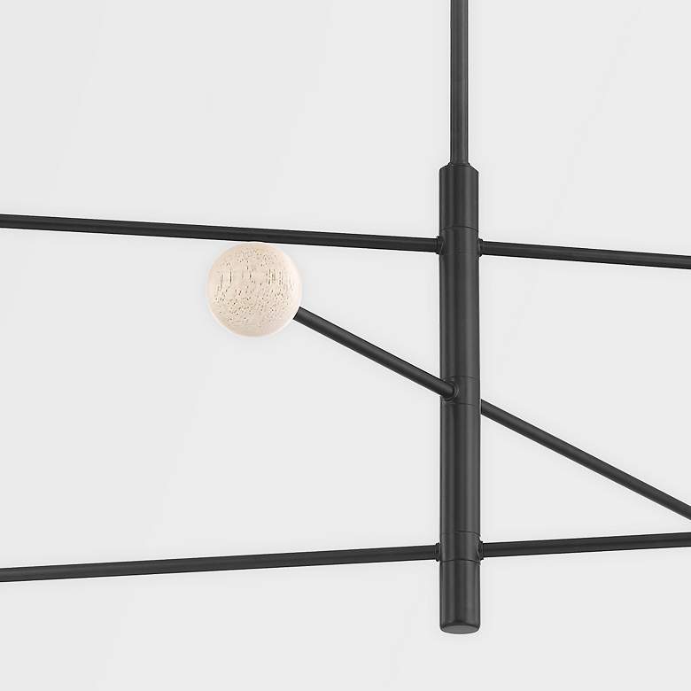 Image 3 Slater 3 Light Chandelier Blk more views