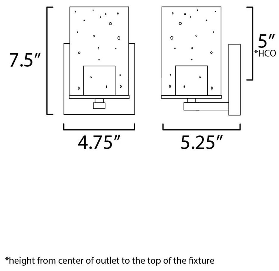 Image 5 Sleek 1-Light Bath Vanity - Antique Brass / Black more views