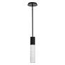 2_Sleek 14"H x 3"W 1-Light Outdoor Pendant in Black more views