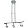 Sleek 3-Light Brushed Steel Extendable LED Track Fixture