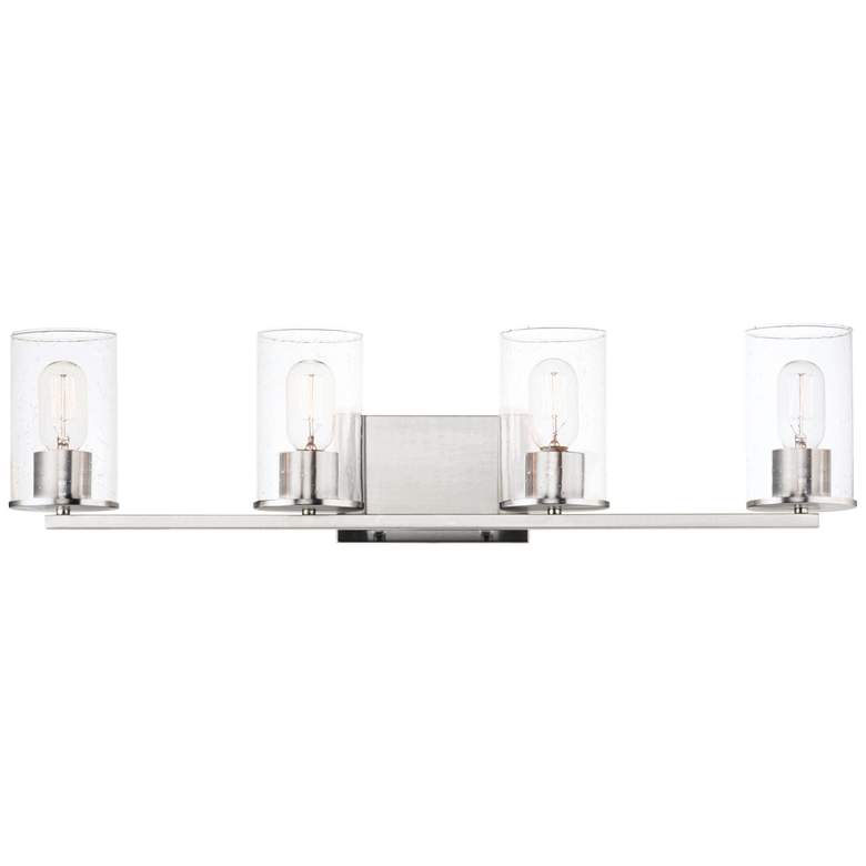Image 1 Sleek 4-Light Bath Vanity - Satin Nickel
