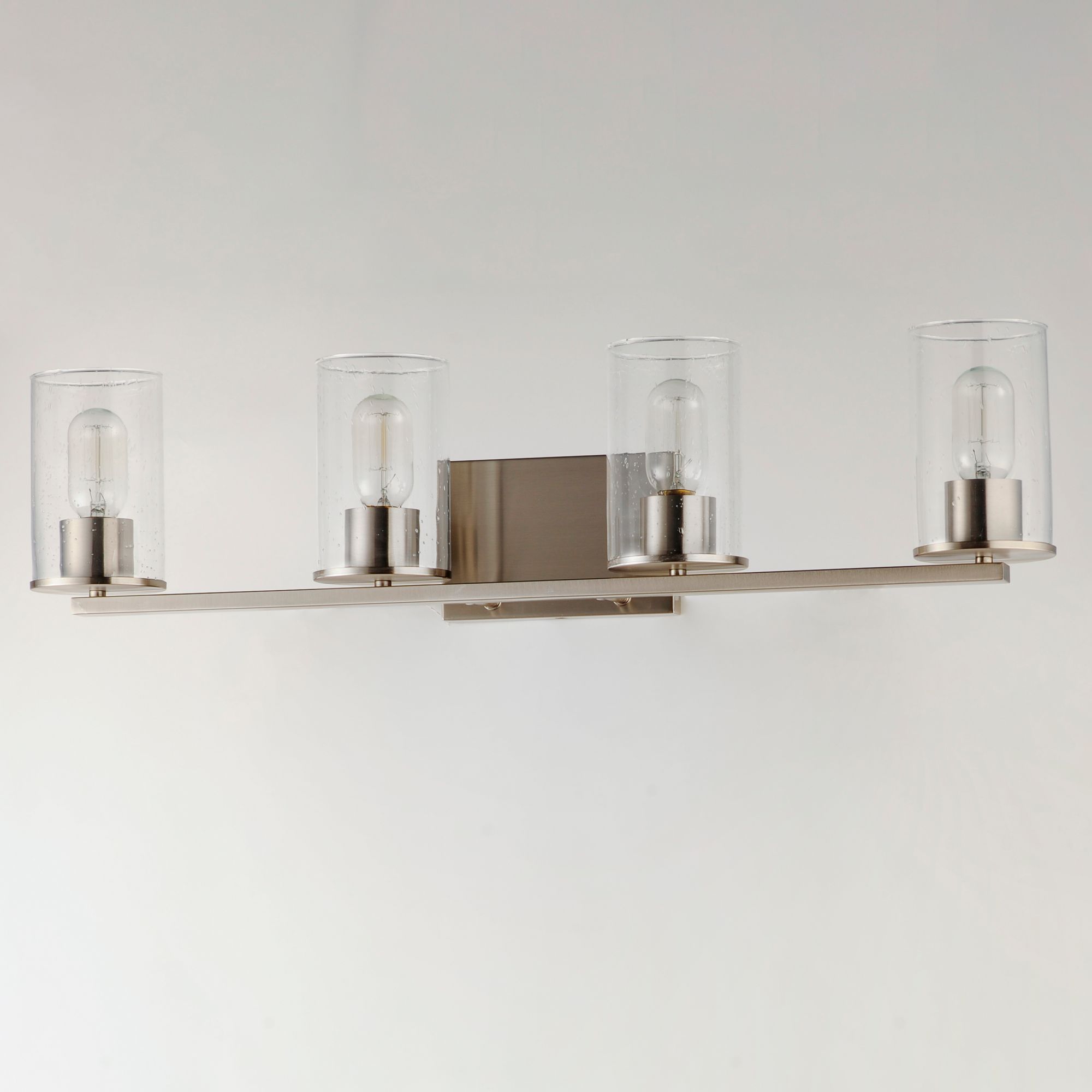 Image 3 Sleek 4-Light Bath Vanity - Satin Nickel more views
