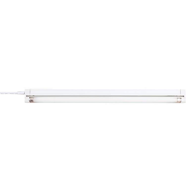 Image 1 Sleek Plus 9 1/2" Wide Fluorescent Under Cabinet Light