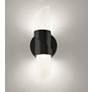 1_Slice 12-in LED Sconce - 4W 120V - Black