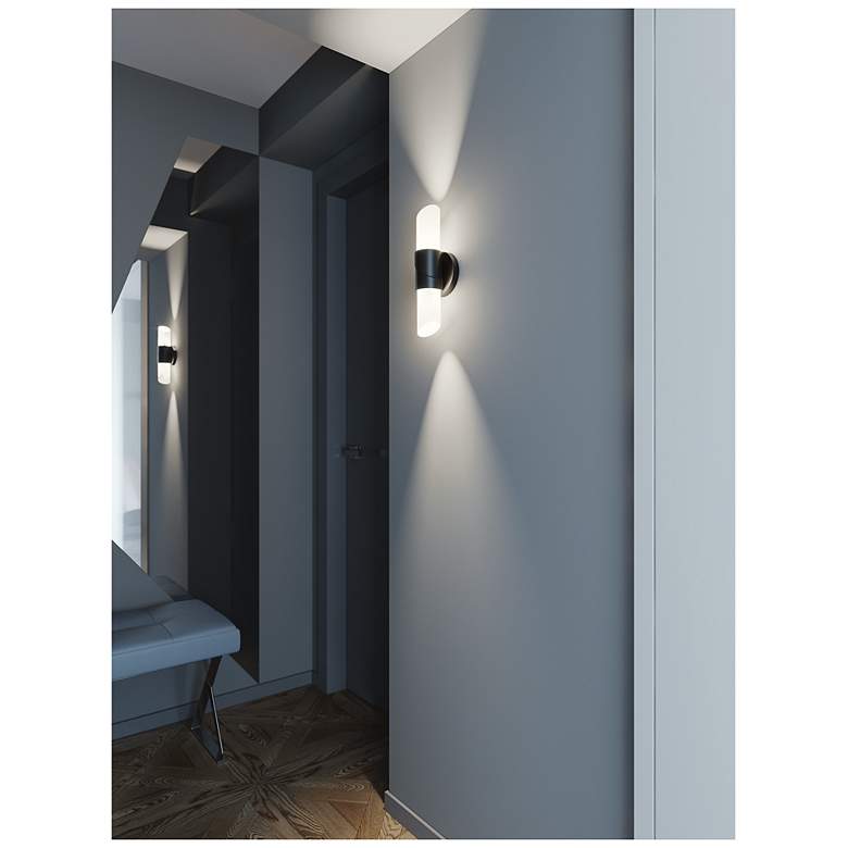 Image 5 Slice 12-in LED Sconce - 4W 120V - Black more views