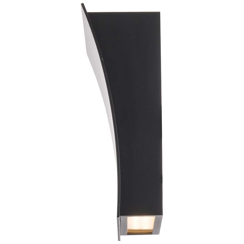 Image 3 Slide 10"H x 10"W 2-Light Wall Sconce in Black more views
