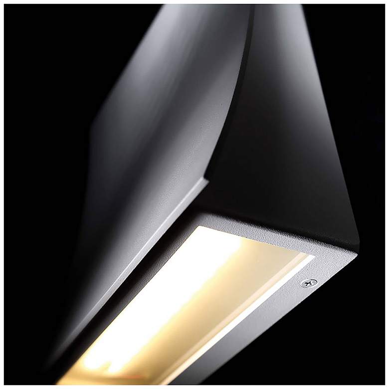 Image 3 Slide 10"H x 10"W 2-Light Wall Sconce in Brushed Aluminum more views
