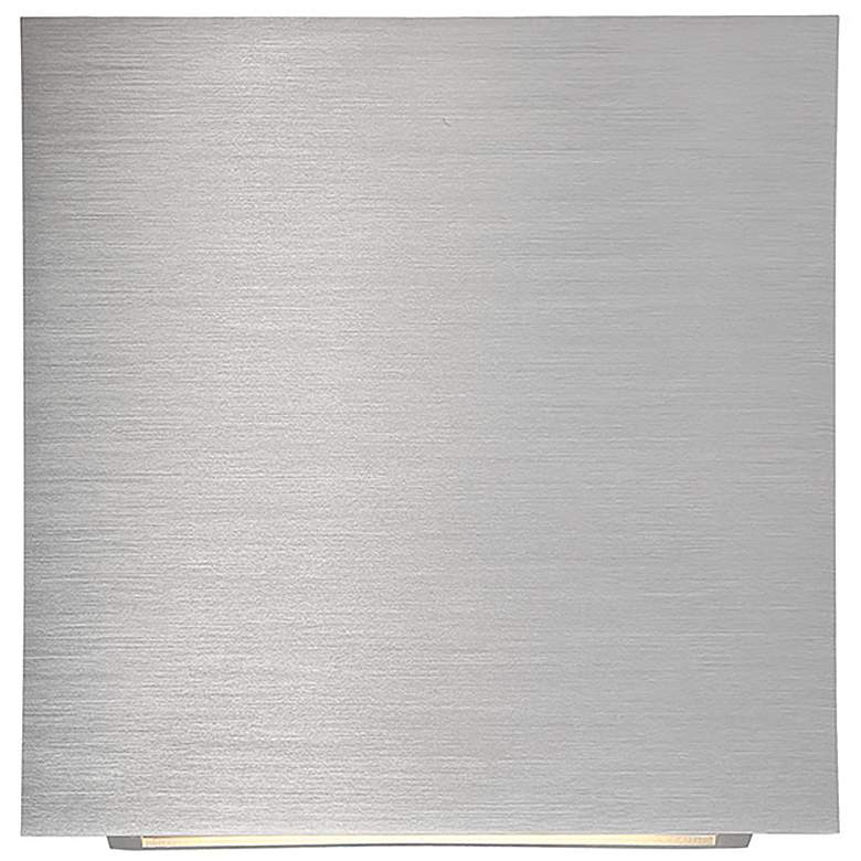 Image 4 Slide 10"H x 10"W 2-Light Wall Sconce in Brushed Aluminum more views