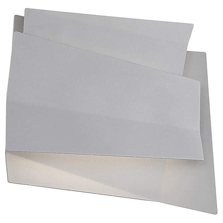 Image 4 Slide 10"H x 10"W 2-Light Wall Sconce in White more views