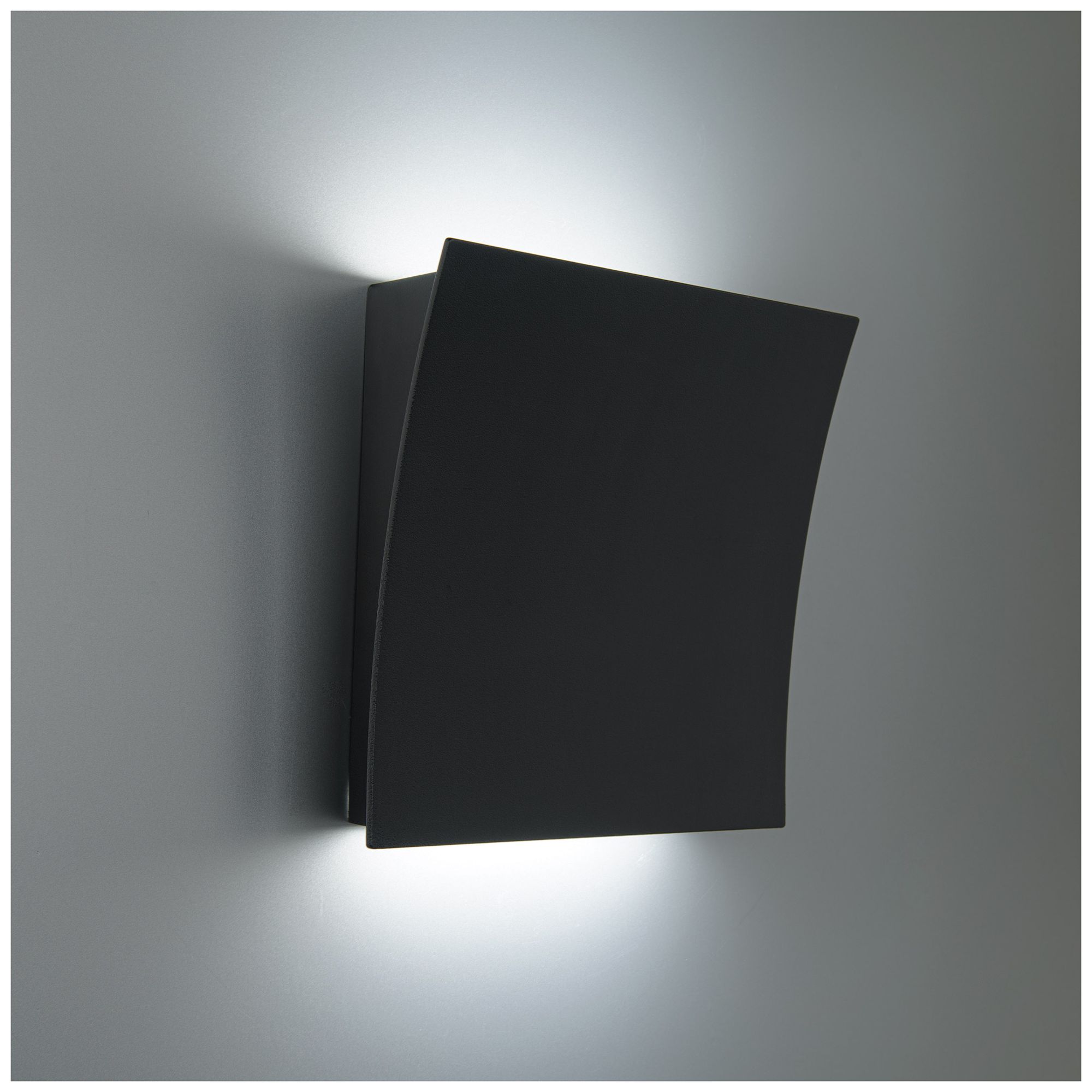 Image 4 Slide 10"H x 10"W 2-Light Wall Sconce in Black more views