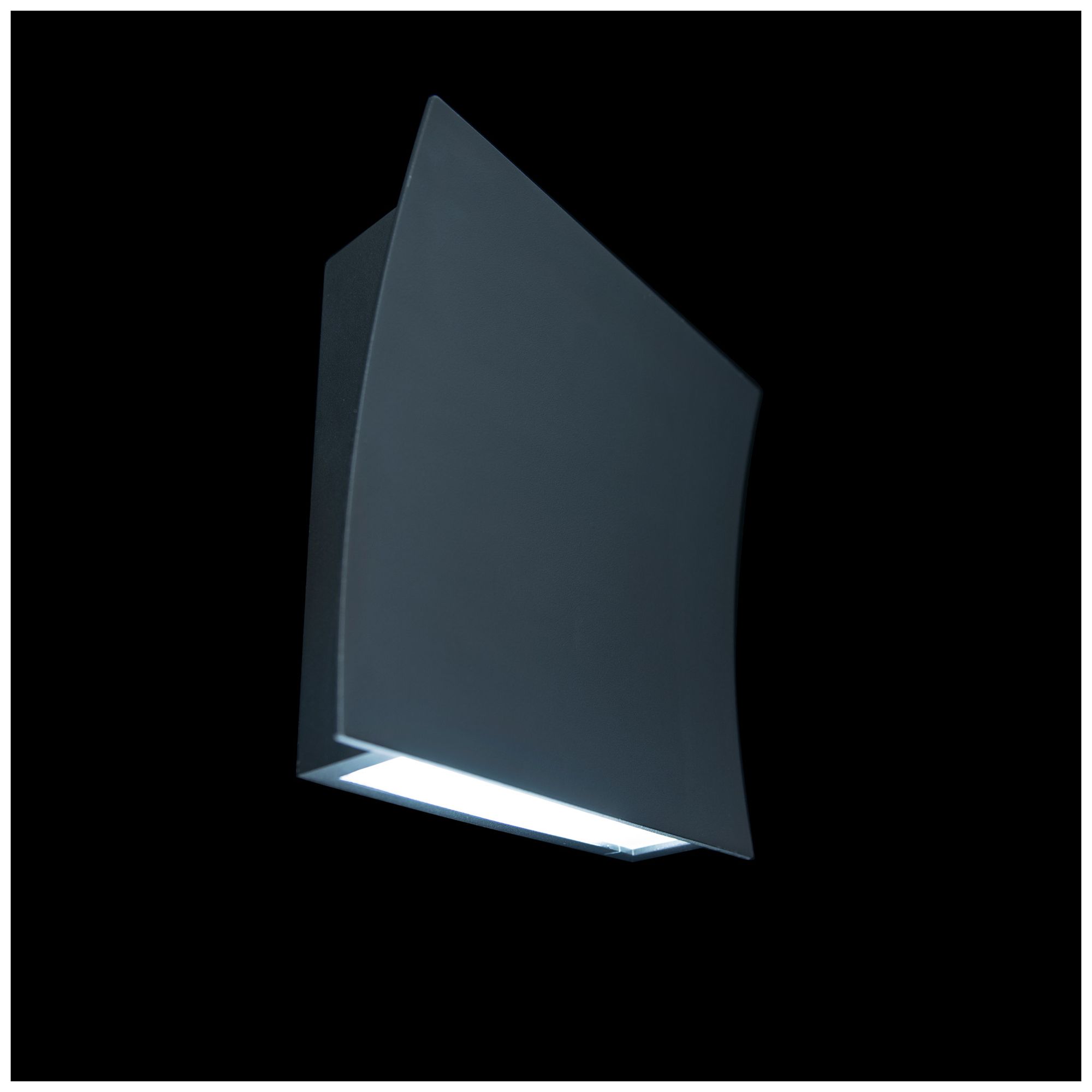 Image 5 Slide 10"H x 10"W 2-Light Wall Sconce in Black more views