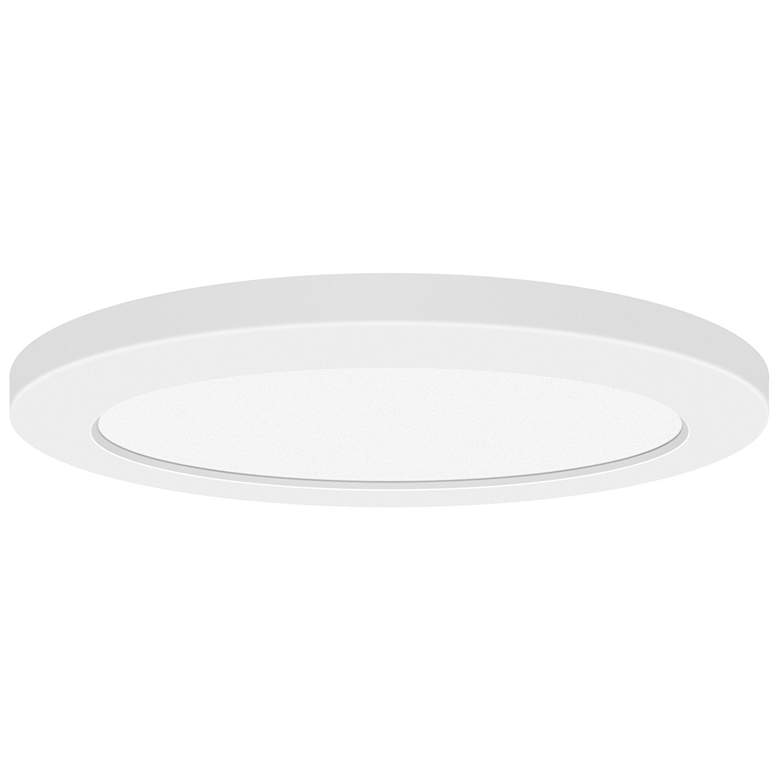 Image 1 Slim 12.5" White LED Flush Mount