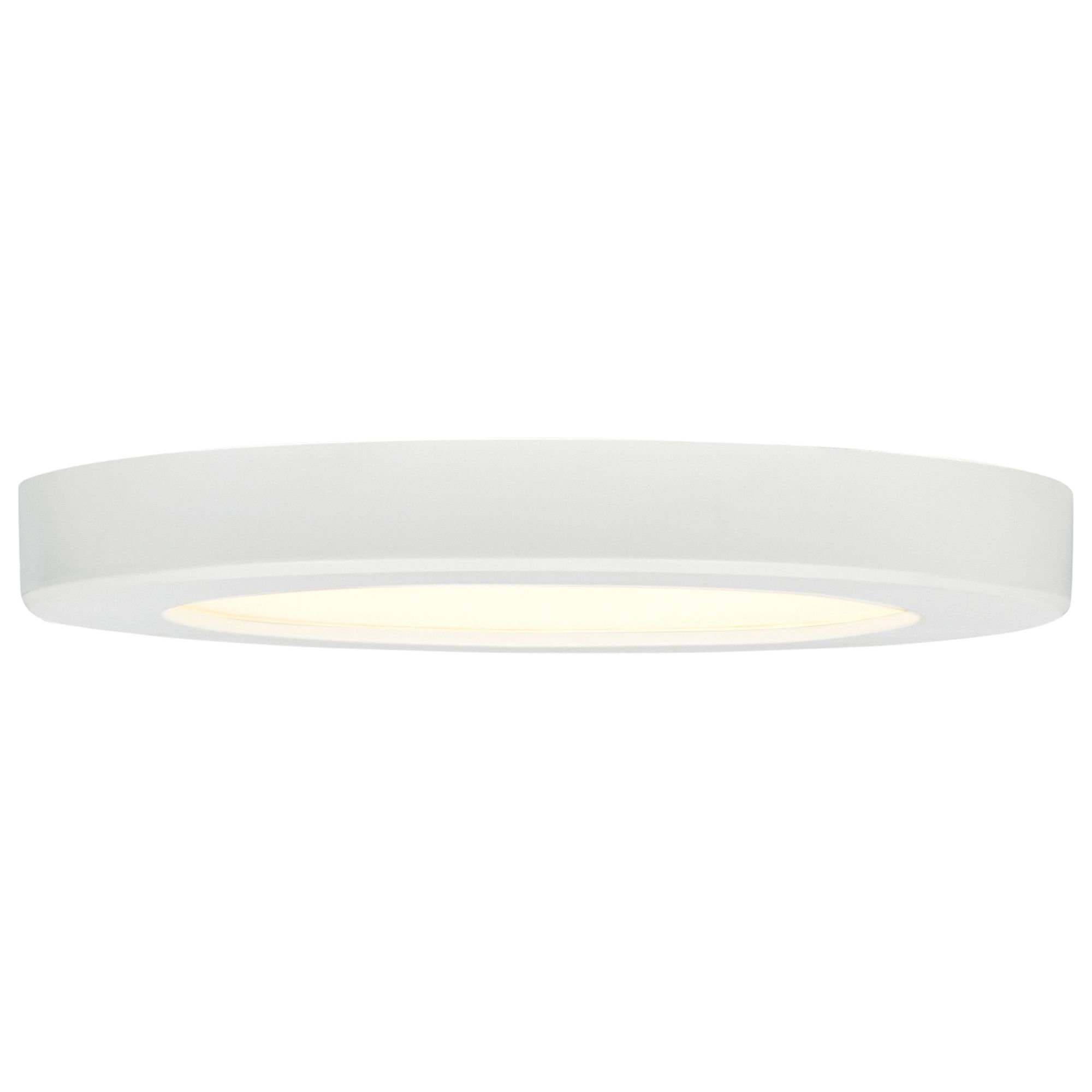 Image 2 Slim 12" Wide White LED Ceiling Light more views