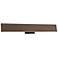 Slim 24" Wide Brushed Bronze Up-Down LED Modern Bath Light