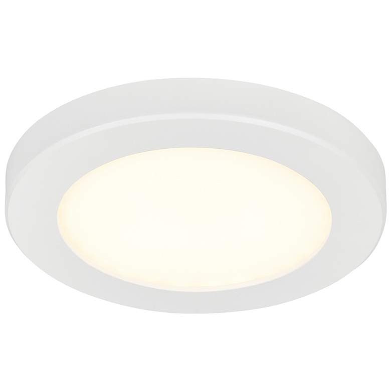 Image 5 Slim 5.5" White LED Flush Mount more views