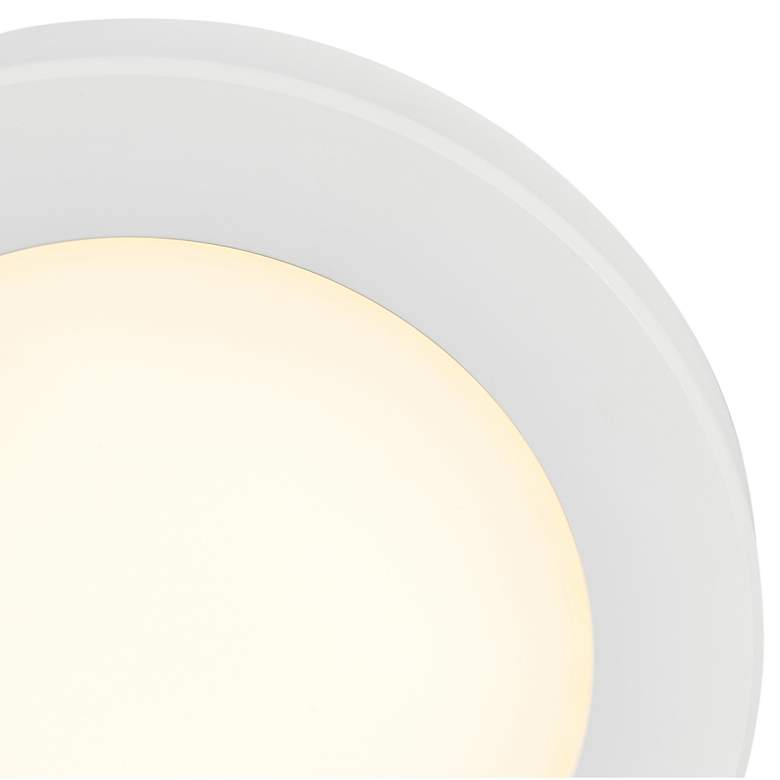Image 6 Slim 5.5" White LED Flush Mount more views