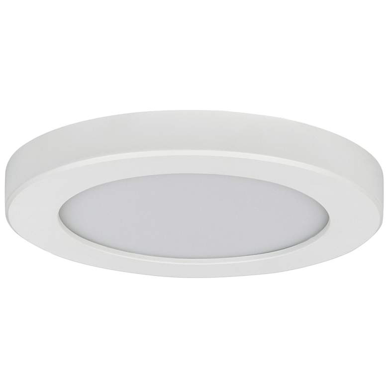 Image 7 Slim 5.5" White LED Flush Mount more views