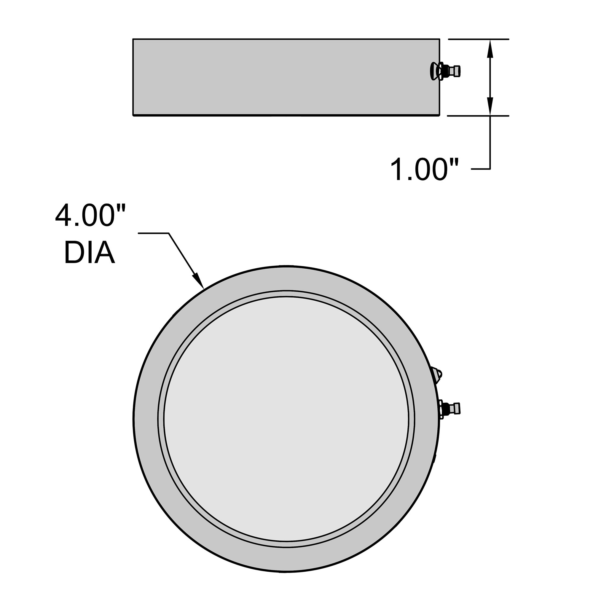 Image 6 Slim 7" Wide White 3CCT Emergency Backup LED Flush Mount more views