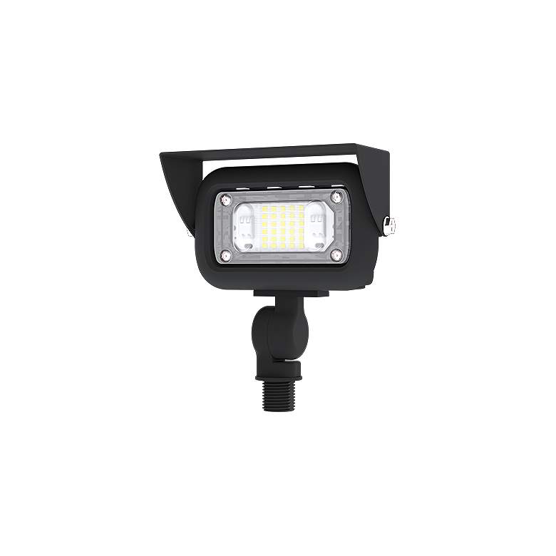 Image 1 Slim Array Black 15W 3CCT LED Swivel Adjustment Flood Light