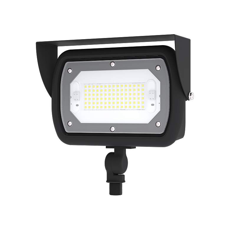 Image 1 Slim Array Black 45W 3CCT LED Swivel Adjustment Flood Light