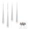 Slim Cone Brushed Nickel 4-Light Multi Light Pendant