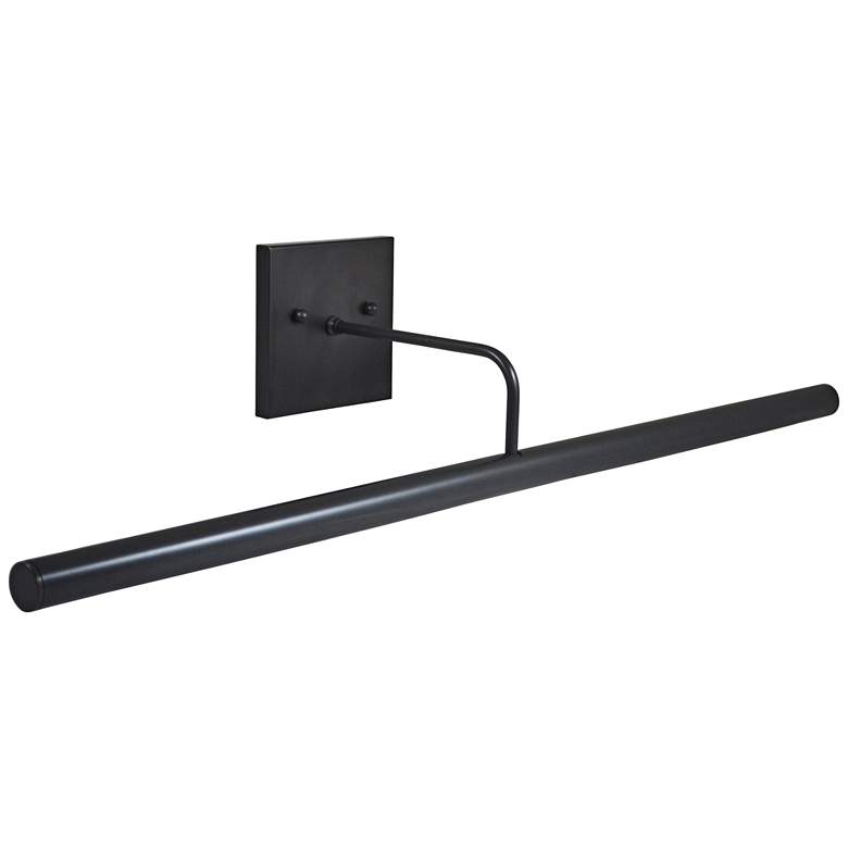 Image 1 Slim-Line 28"W Rubbed Bronze Direct Wire LED Picture Light