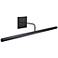 Slim-Line 28"W Rubbed Bronze Direct Wire LED Picture Light