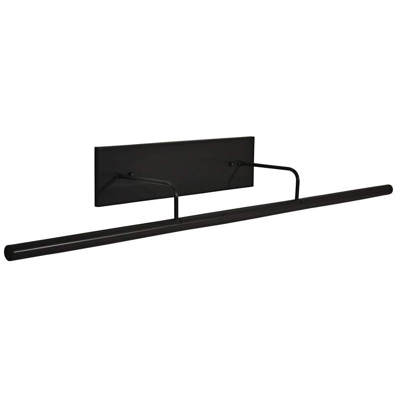 Image 1 Slim-Line 43 inchW Rubbed Bronze Direct Wire LED Picture Light