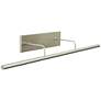 Slim-Line 43"W Satin Nickel Direct Wire LED Picture Light
