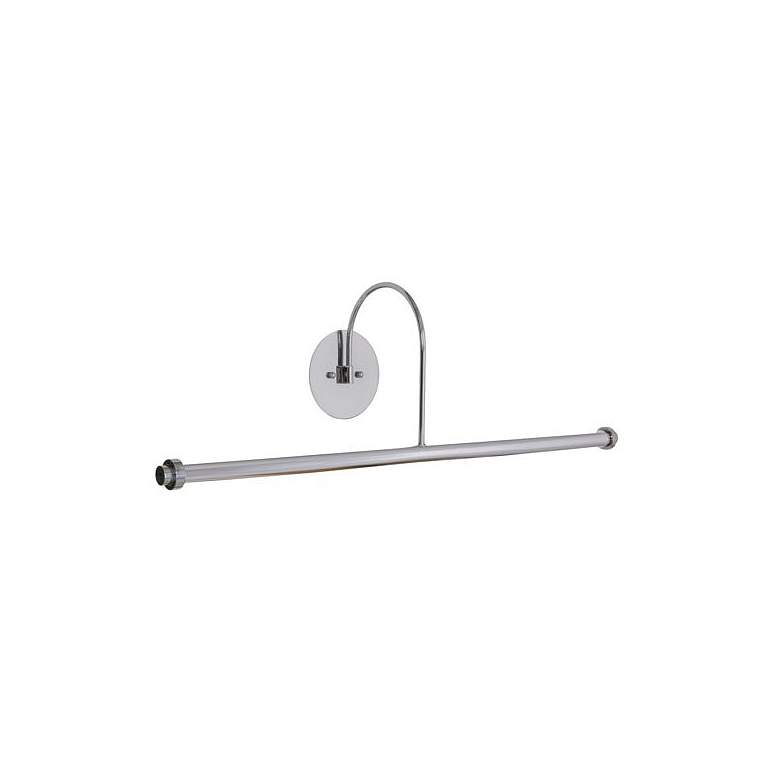 Image 1 Slim-Line XL 30" Wide Chrome Direct Wire LED Picture Light